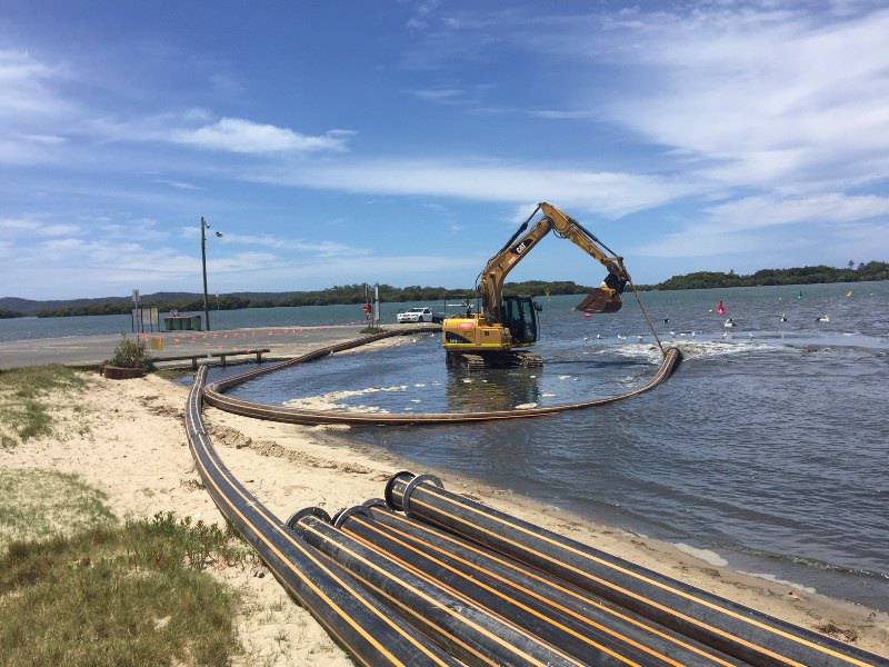 Dredging Finished at Cabbage Tree Point