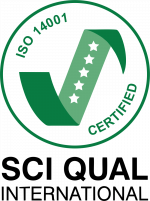 Sci Qual Environmental ISO 14001 Certified Logo